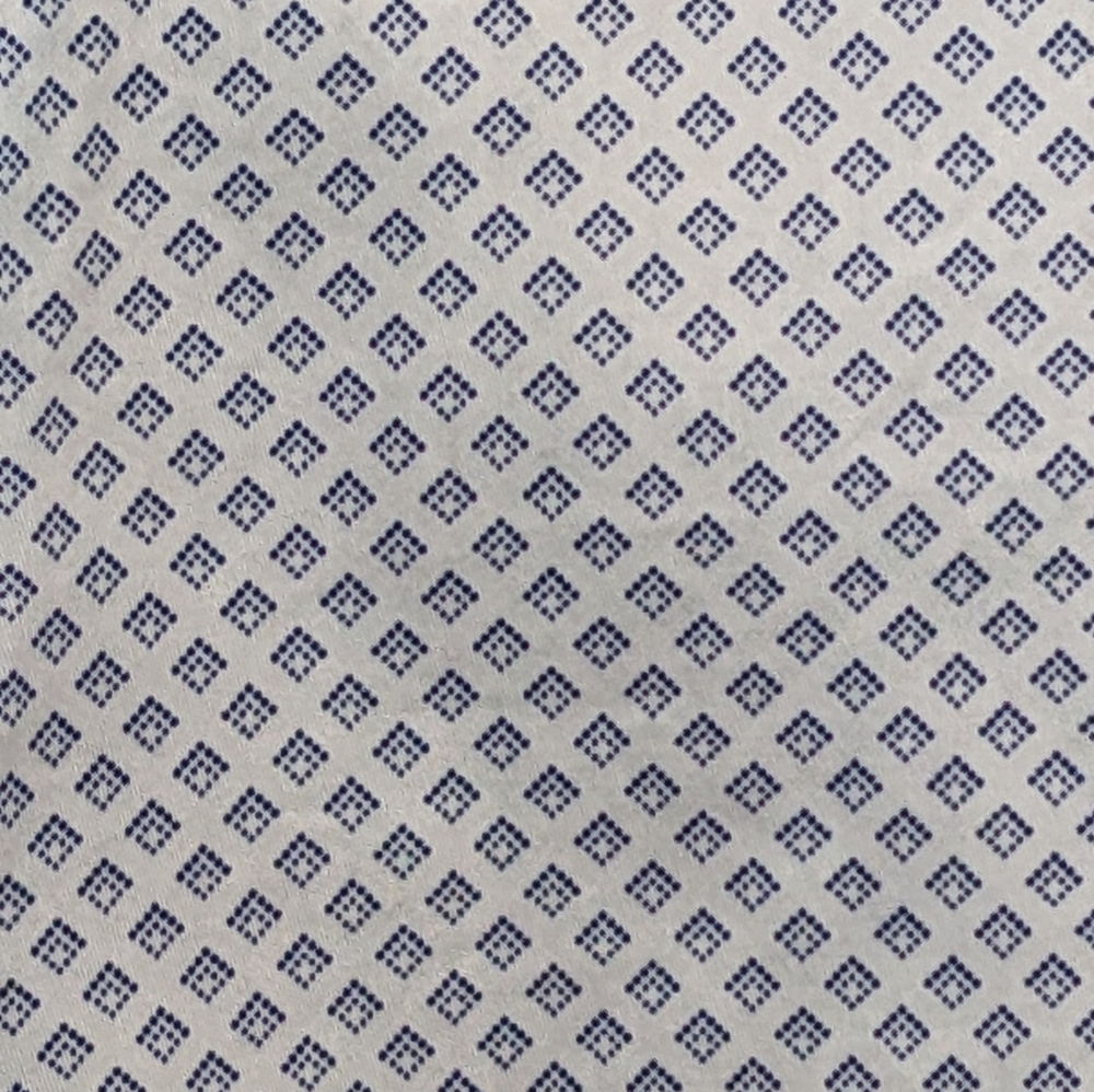 Ted Baker Men's, Navy Patterned Casual Button Down Long Sleeve Shirt, Size 3 - Picture 4 of 8